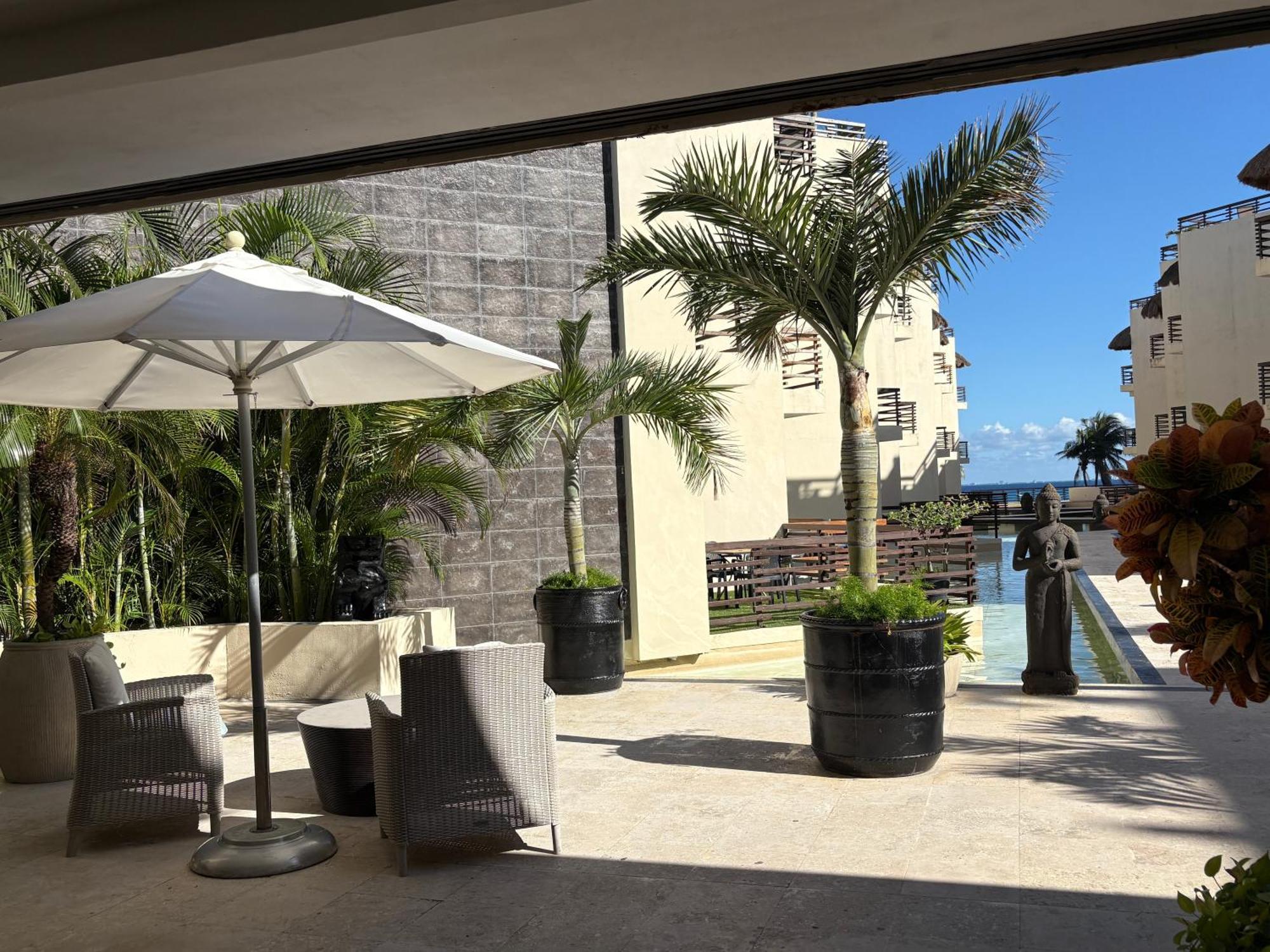 Апартаменты Departamento En Aldea Thai Con Terraza, Vista Al Mar Y Alberca Privada, Para 8 Personas Плая-дель-Кармен Экстерьер фото